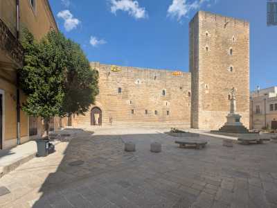 Il castello di Gioia si trova al civico 1 di Piazza dei Martiri del 1799